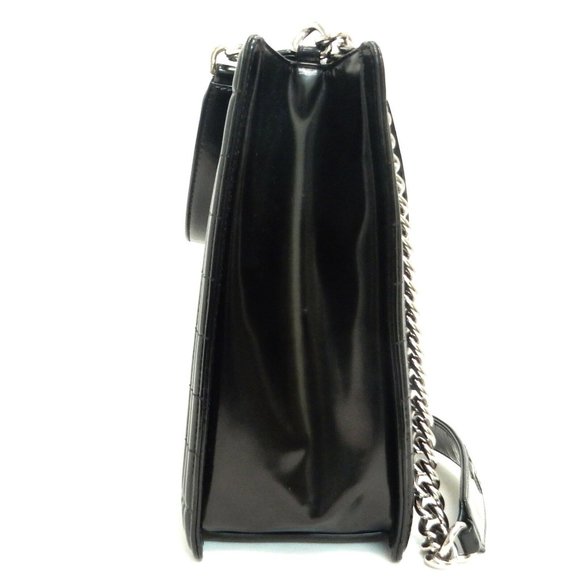Chanel Enamel Black Chain Shoulder Bag - Picture 5 of 9